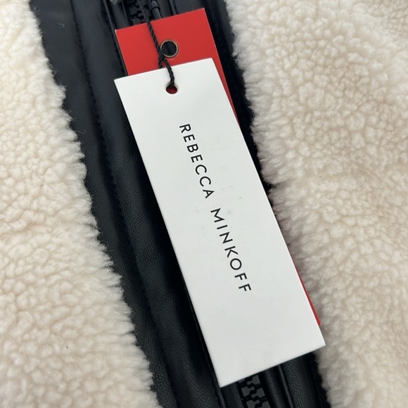 NWT Rebecca Minkoff Vegan Leather Reversible Vest Size M - Picture 6 of 8